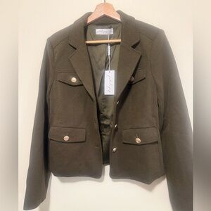 Petal & Pup Olive Women's Blazer